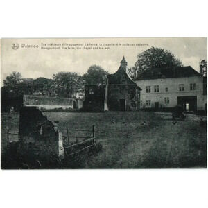 Waterloo Vue intérieure d'Hougoumont La ferme Postcard